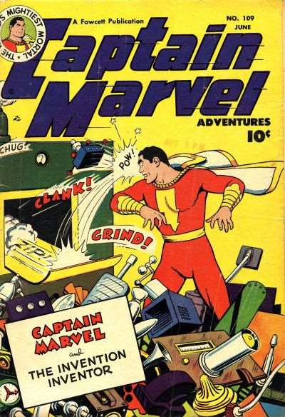 Captain Marvel Adventures (1941 Fawcett) #109 Raw