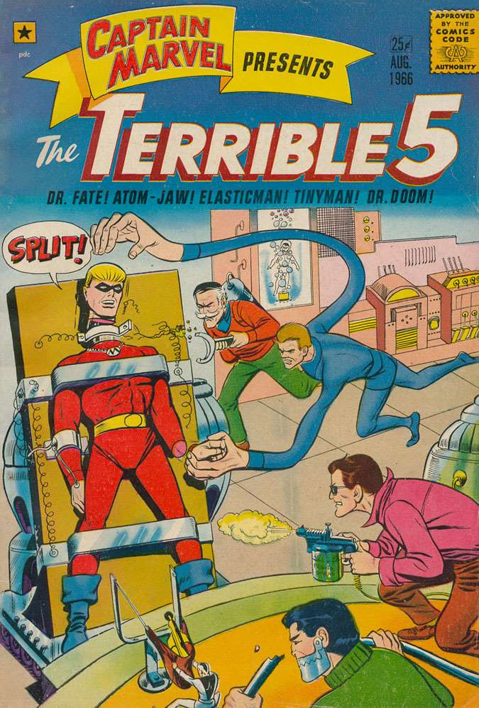 Captain Marvel Presents the Terrible Five (1966 M.F. Enterprises) # 1 Raw
