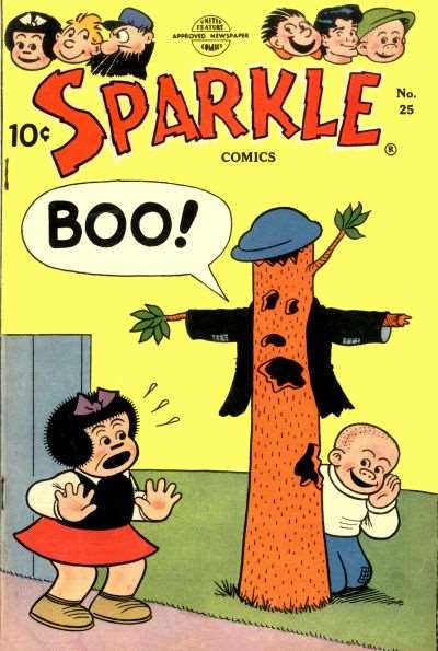 Sparkle Comics (1948 United Features) # 25 Raw