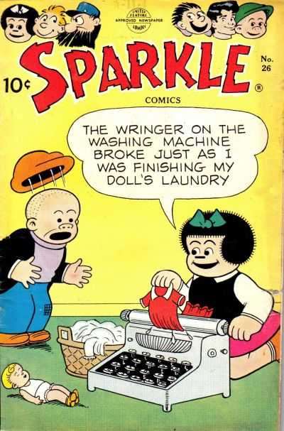 Sparkle Comics (1948 United Features) # 26 Raw