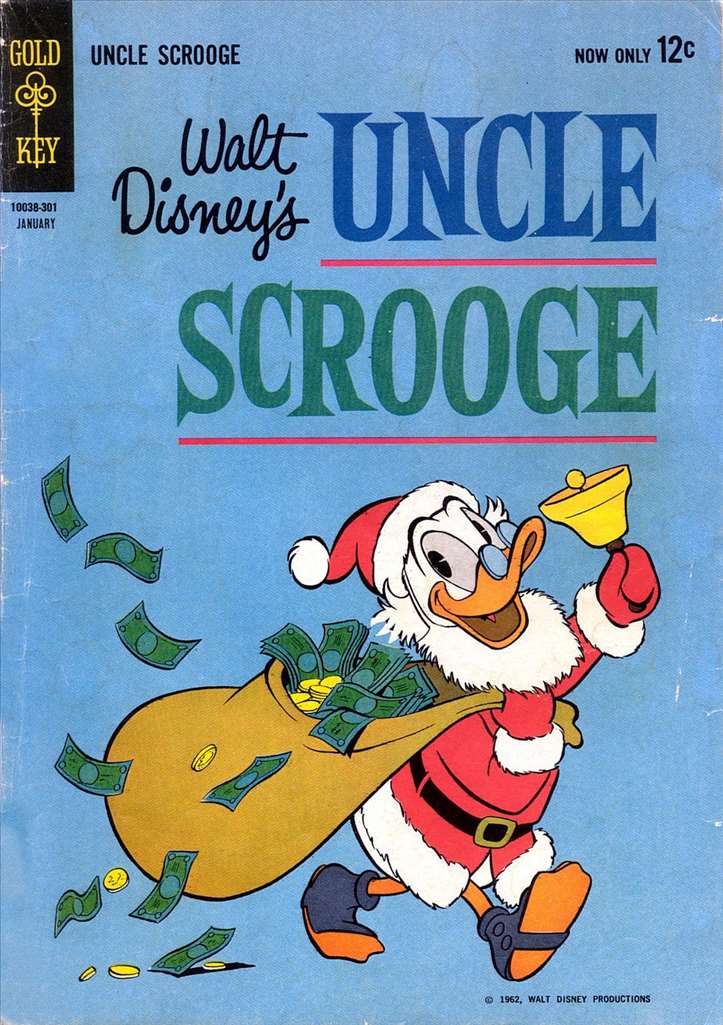 Uncle Scrooge (1954 Dell/Gold Key/Gladstone/Gemstone) # 40 Raw