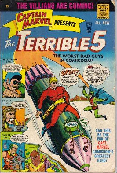 Captain Marvel Presents the Terrible Five (1966 M.F. Enterprises) # 5 Raw