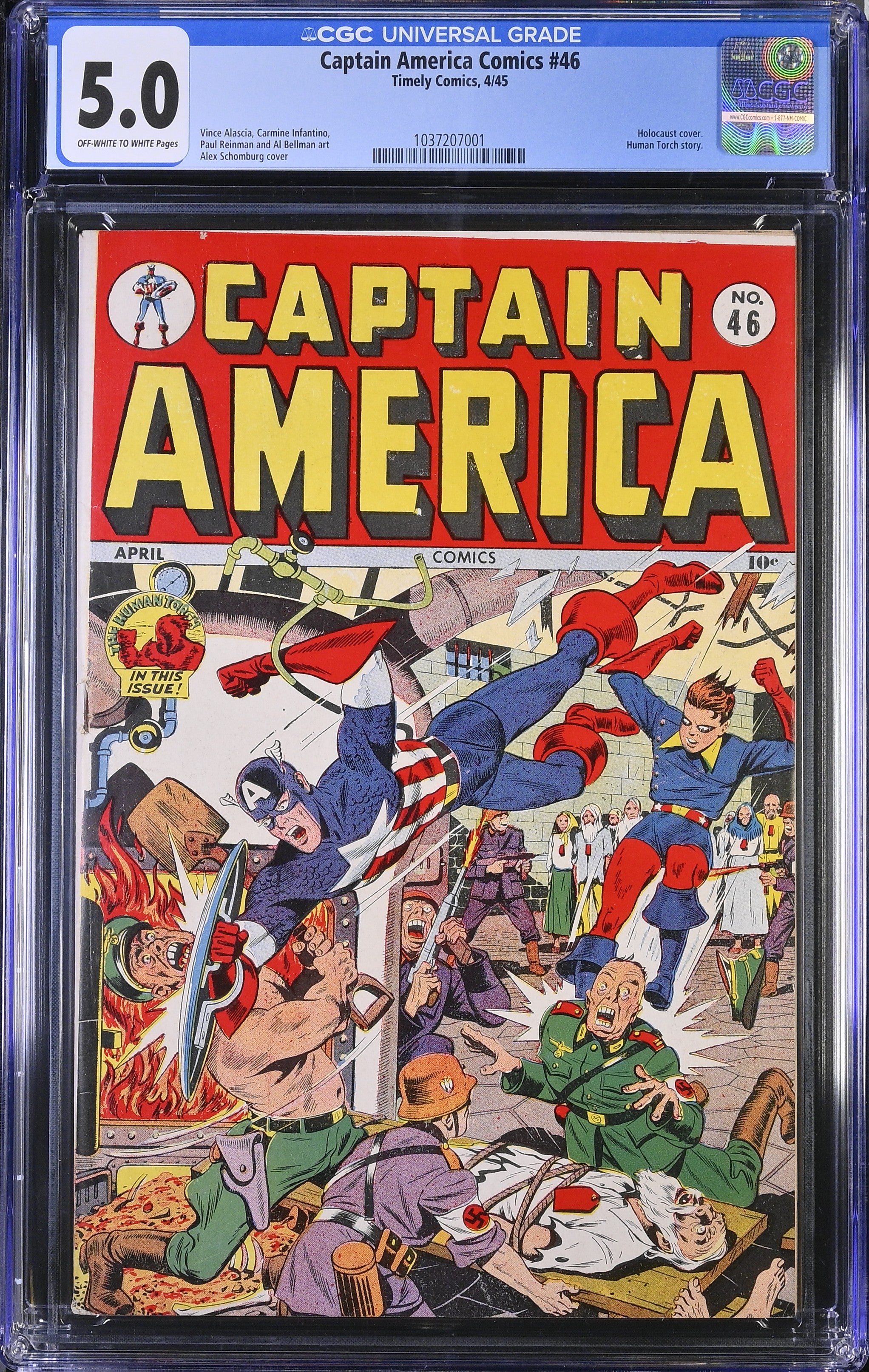 Captain America Comics 46 1941 Timely CGC