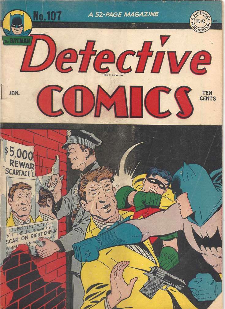 Detective Comics (1937 1st Series DC) #107 Raw