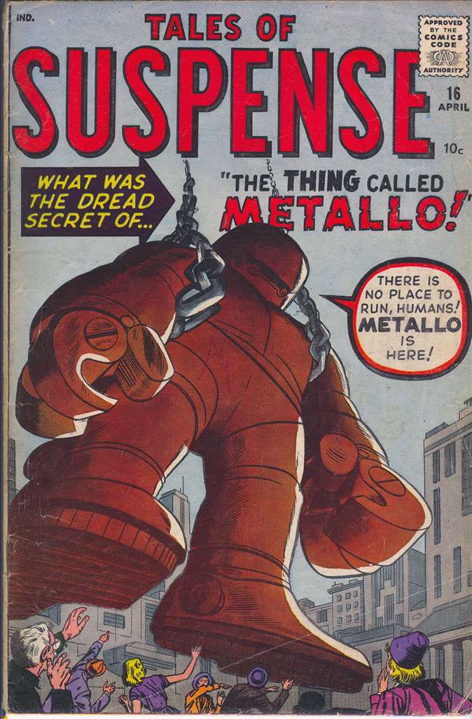 Tales of Suspense (1959 Marvel) # 16 Raw