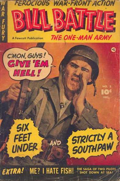 Bill Battle (1952 Fawcett) # 2 Raw