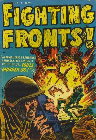 Fighting Fronts (Harvey, 1952) # 2 Raw