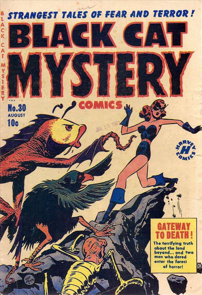 Black Cat Mystery (1951 Harvey) # 30 Raw