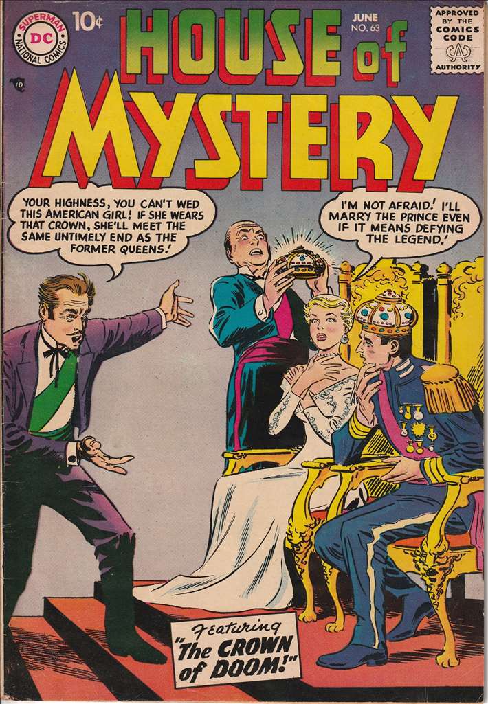House of Mystery (1951 1st Series DC) # 63 Raw