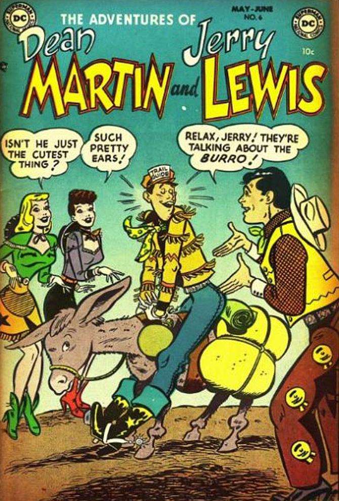 Adventures of Dean Martin and Jerry Lewis (DC,1952) # 6 Raw