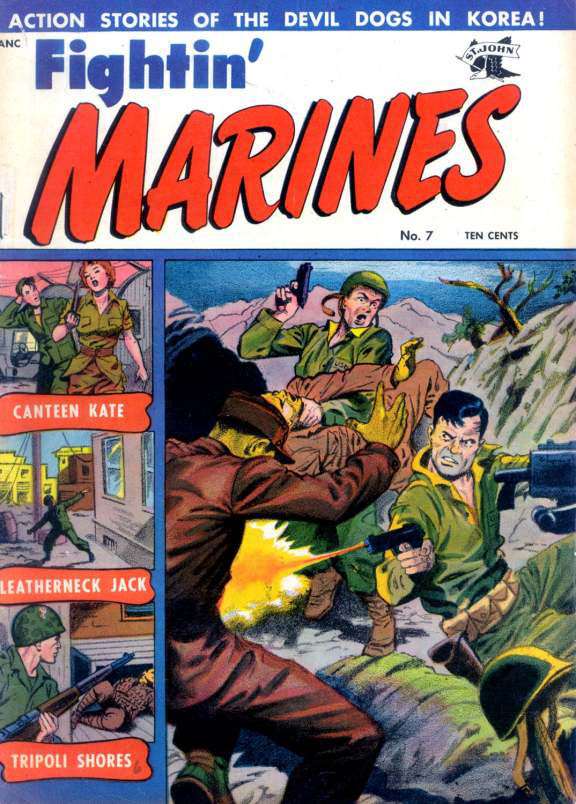 Fightin' Marines (St. John, 1952) # 7 Raw