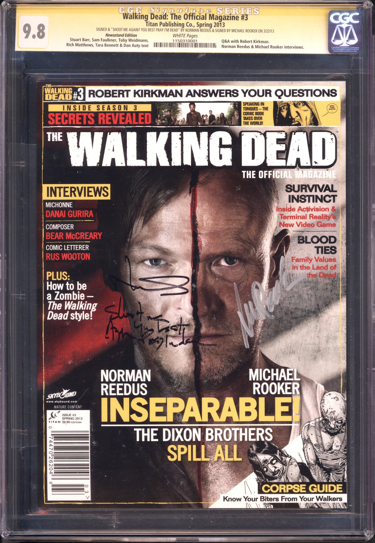 VIM_grade_cgc-9-8-signed-and-remarked-by-norman-reedus-and-michael-rooker-1150310001