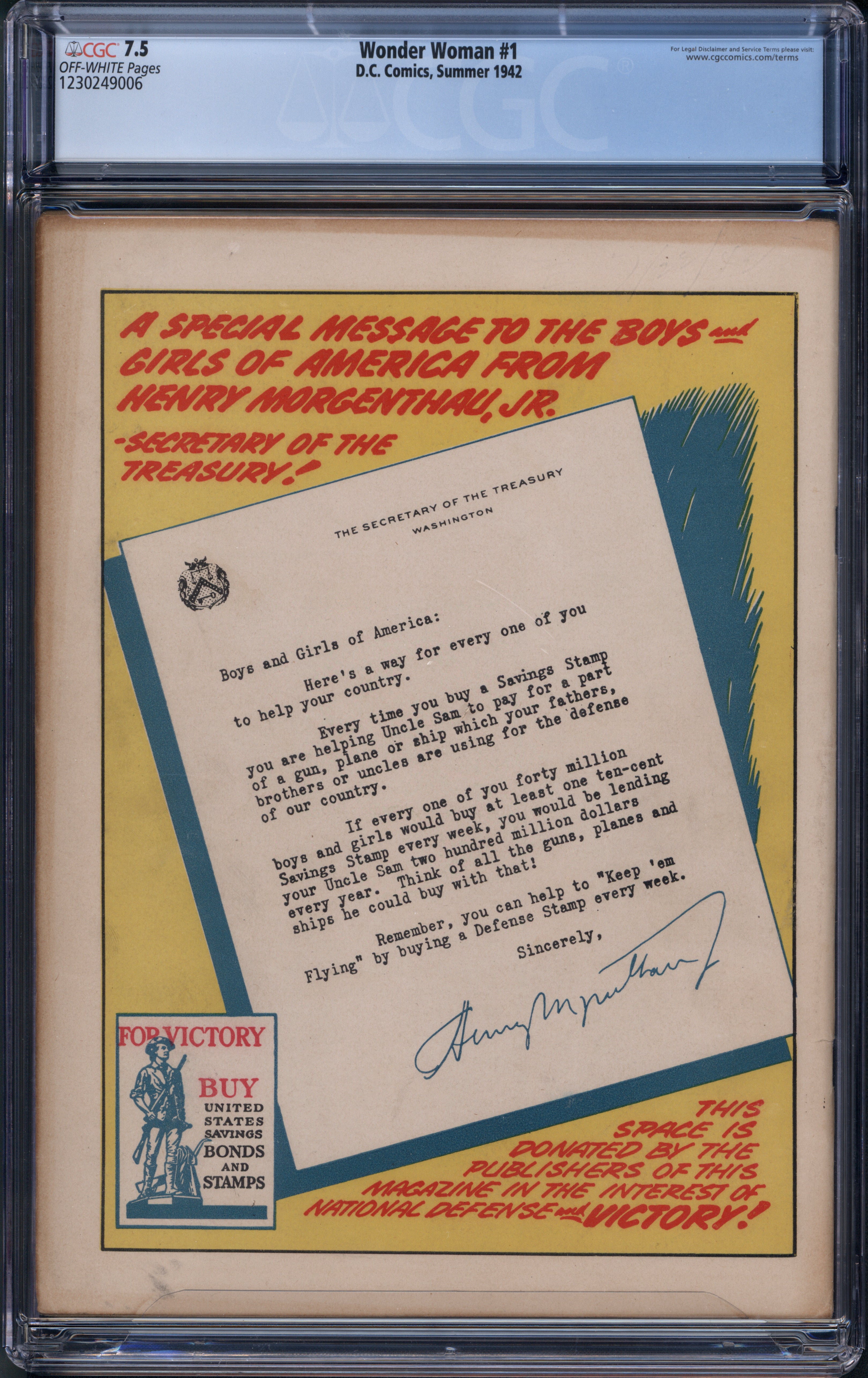 Wonder Woman 1 CGC