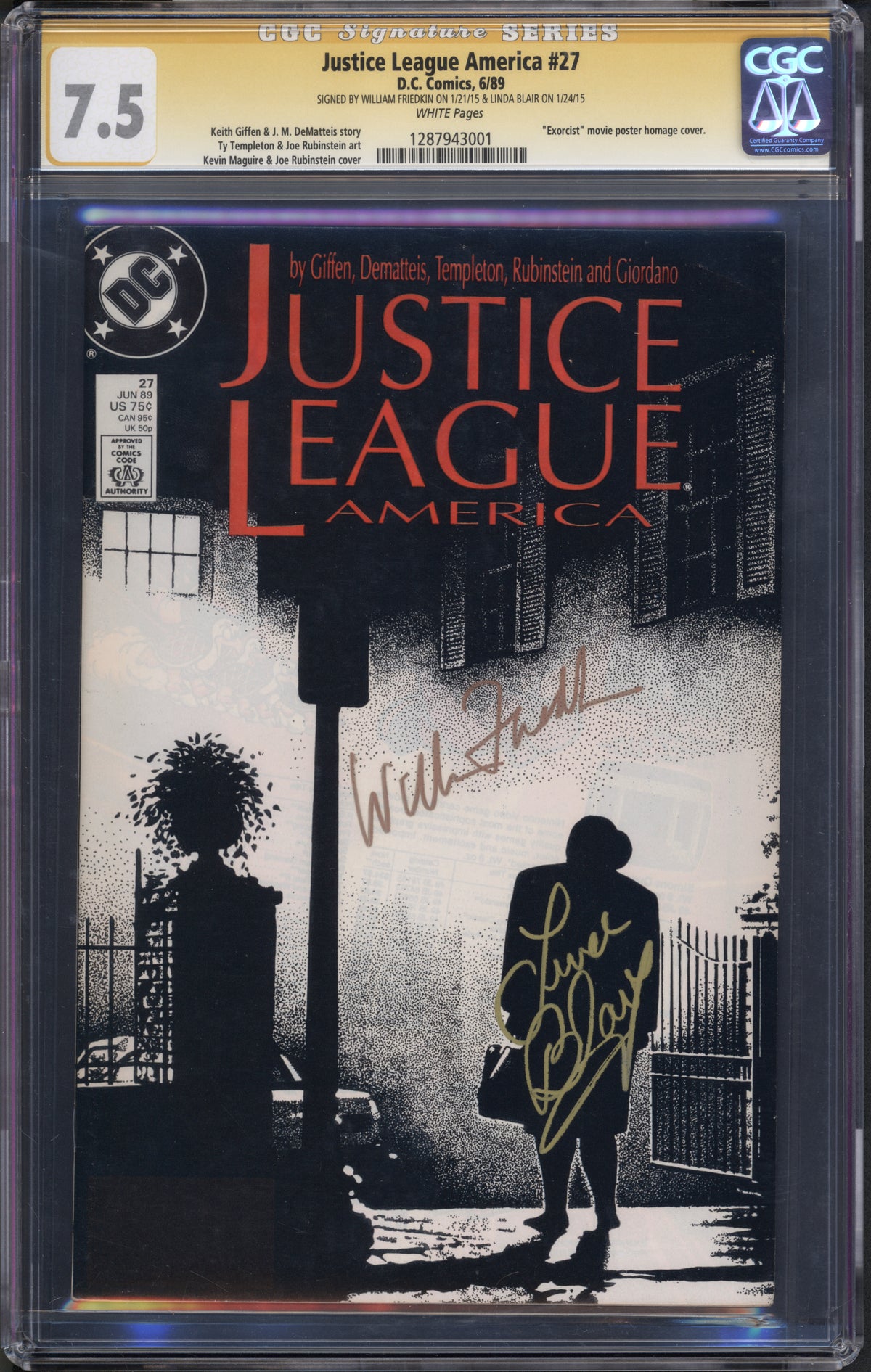VIM_grade_cgc-7-5-signed-by-william-friedkin-and-linda-blair-1287943001