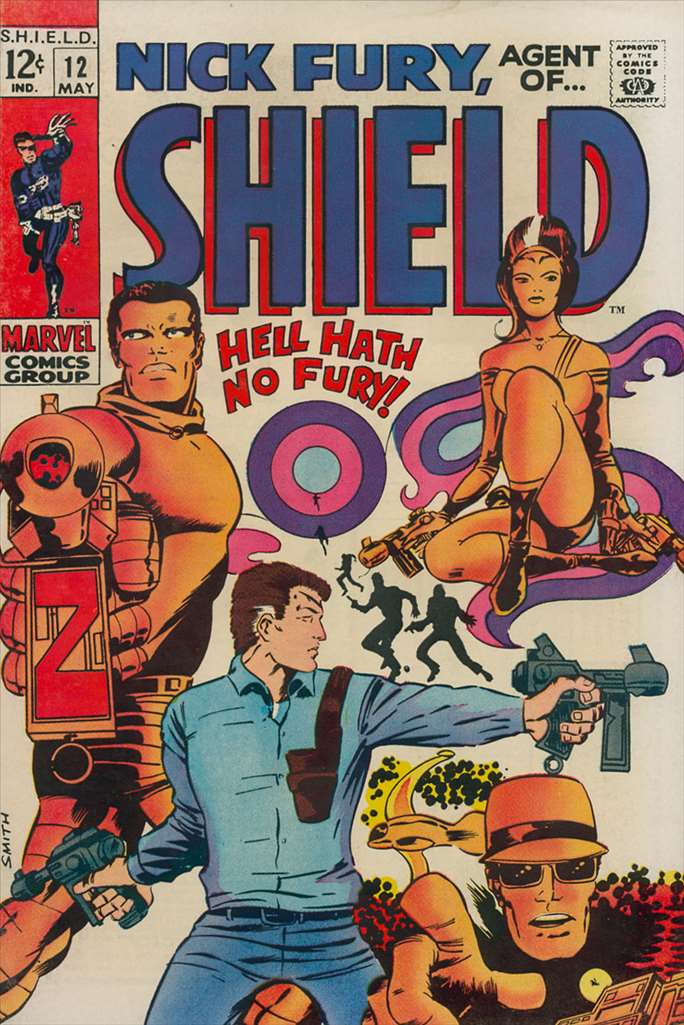 Nick Fury Agent of SHIELD (1968 1st Series Marvel) # 12 Raw