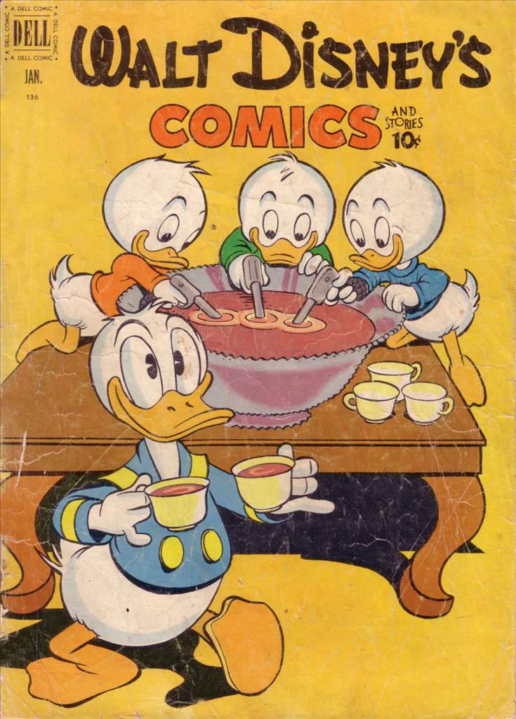 Walt Disney's Comics and Stories (1947 Dell) #136 Raw