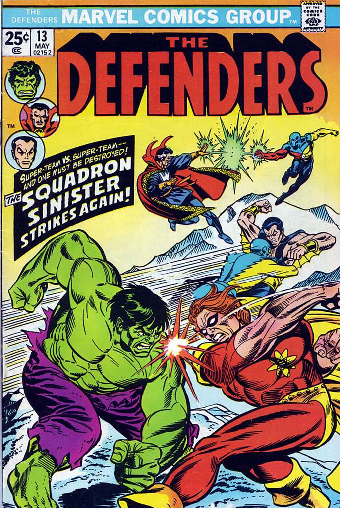Defenders (1972 1st Series Marvel) # 13 Raw