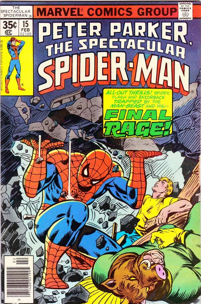 Spectacular Spider-Man (1976 1st Series Marvel) # 15 Raw