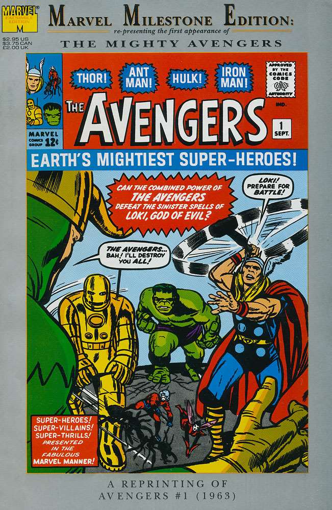 Marvel Milestone Edition Avengers (1993 Marvel) #  1 Raw