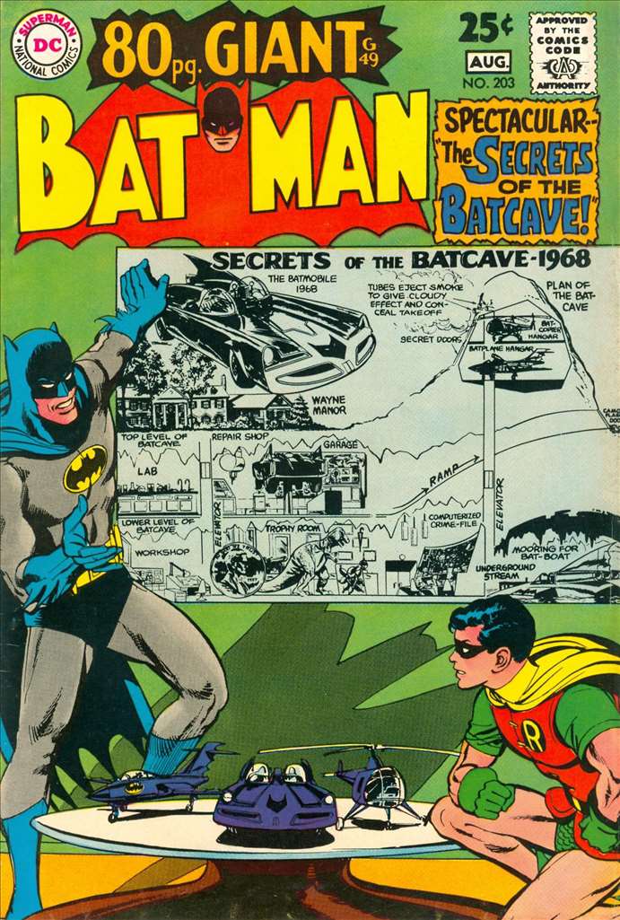 Batman (1940 1st Series DC) #203 Raw