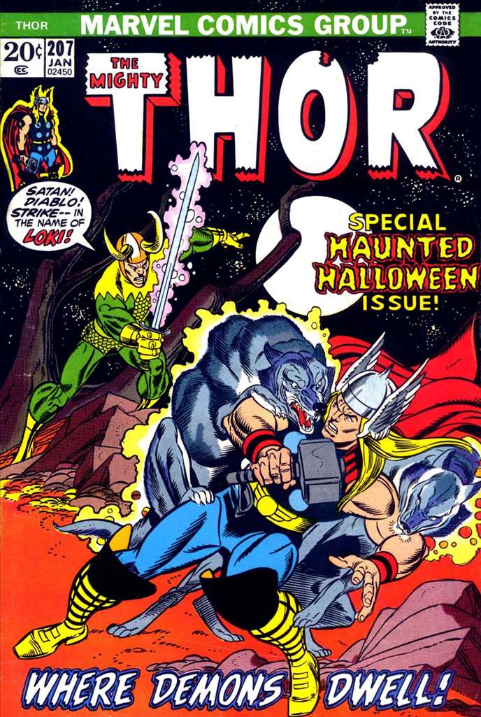 Thor (1966 1st Series Marvel) #207 Raw