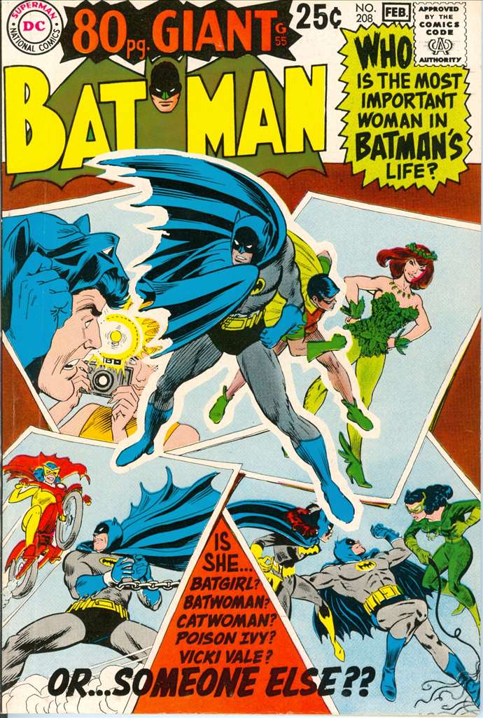 Batman (1940 1st Series DC) #208 Raw