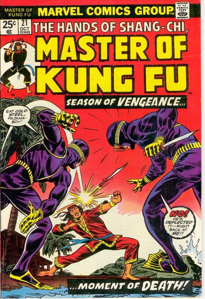 Master of Kung Fu (1974 Marvel) # 21 Raw