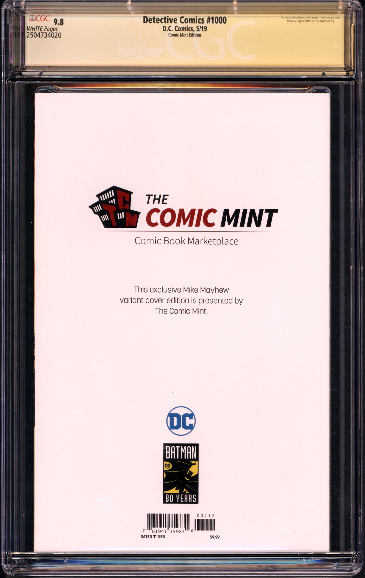 VIM_grade_cgc-9-8-comic-mint-edition-signed-by-mayhew-2504734020