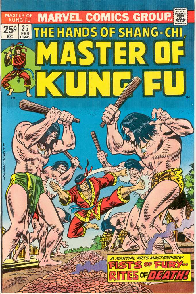Master of Kung Fu (1974 Marvel) # 25 Raw