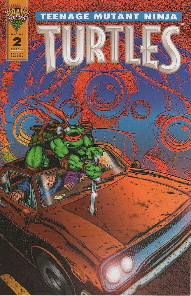 Teenage Mutant Ninja Turtles (1993 2nd Series Mirage) #  2 Raw