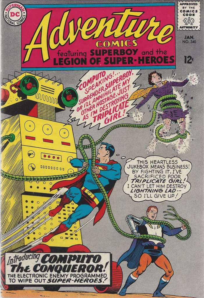 Adventure Comics (1938 1st Series DC) #340 Raw