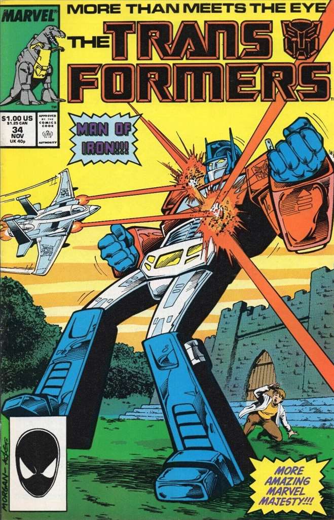 Transformers (1984 Marvel) # 34 Raw