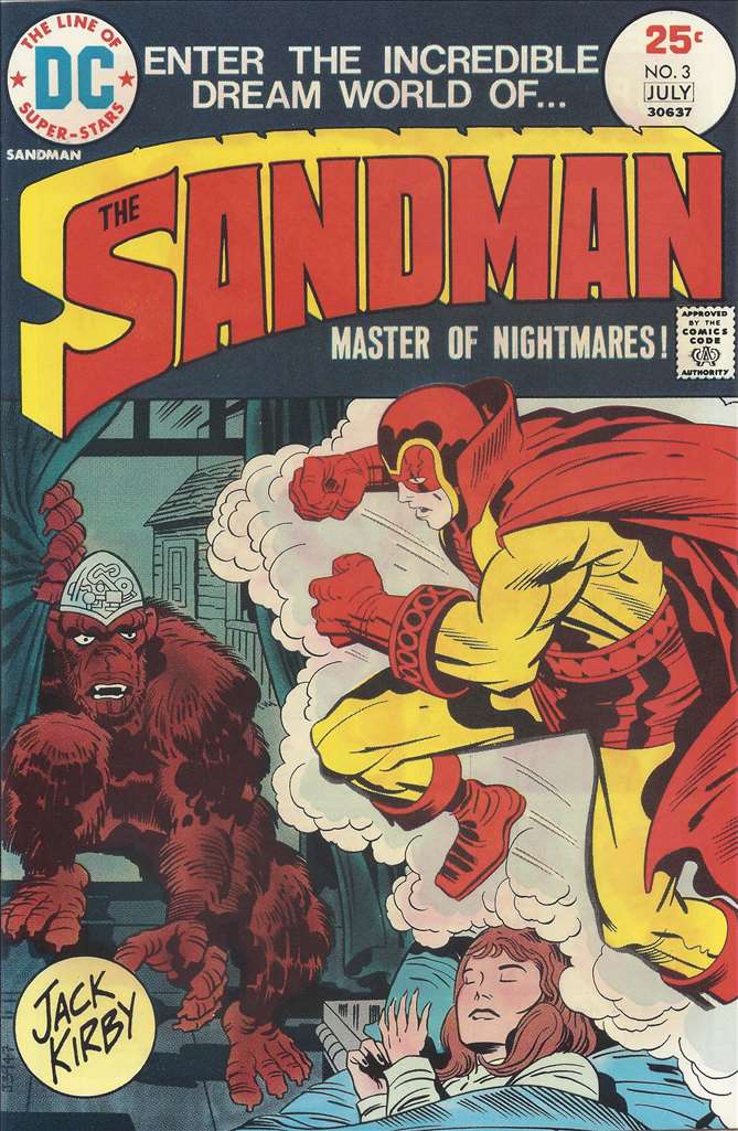 Sandman (1974 1st Series DC) #  3 Raw