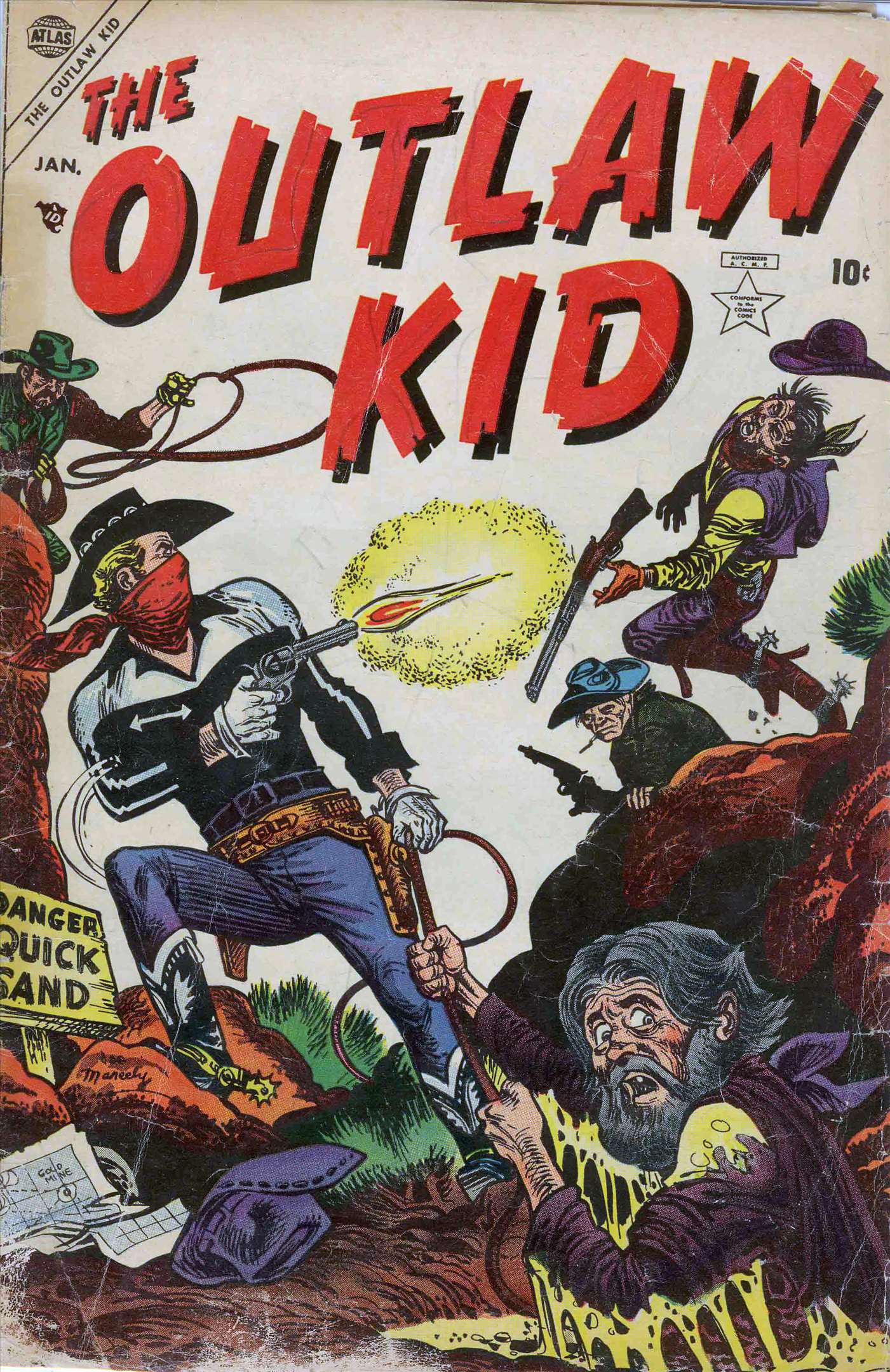 Outlaw Kid (Atlas, 1948) #  3 Raw