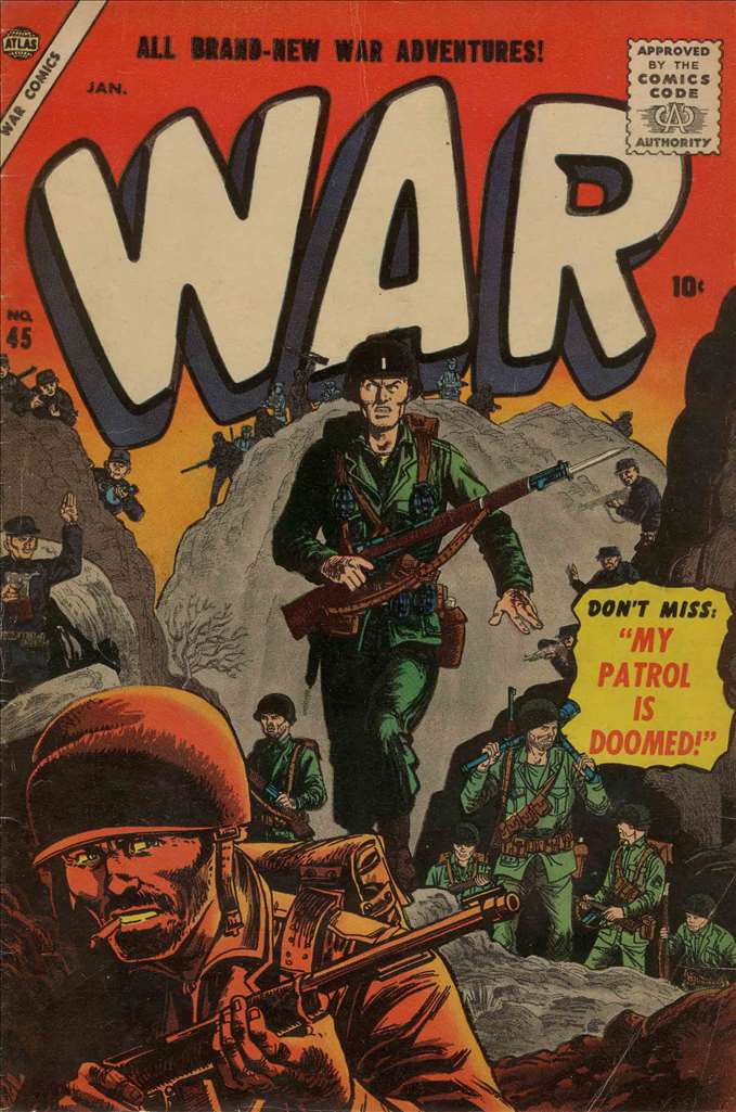 War Comics (1950, Atlas) # 45 Raw