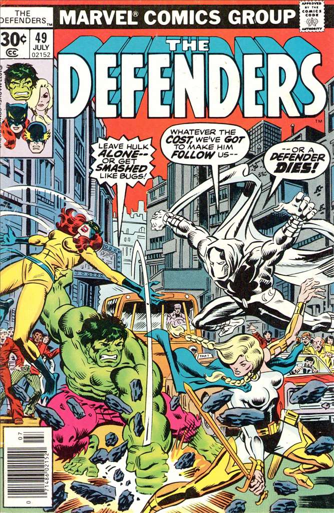 Defenders (1972 1st Series Marvel) # 49 Raw