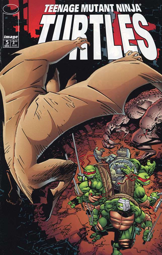 Teenage Mutant Ninja Turtles (1996 Image) #  5 Raw