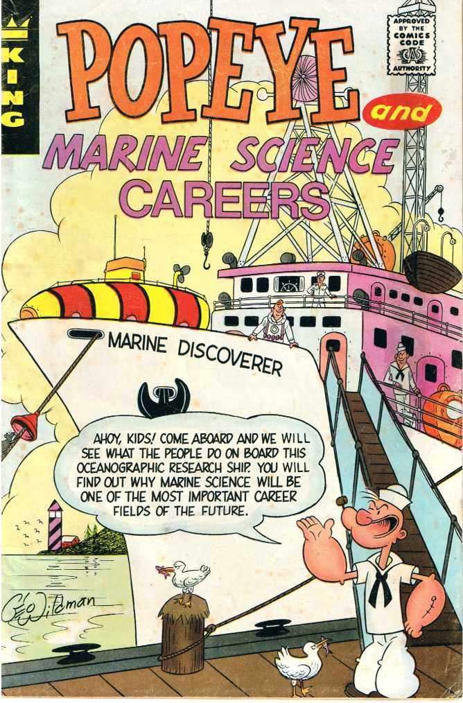 Popeye King Educational Comics Giveaway (1972 King) # 13 Raw