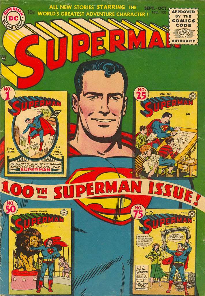 Superman (1939 1st Series DC) #100 Raw