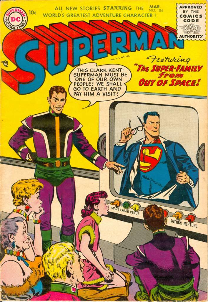 Superman (1939 1st Series DC) #104 Raw