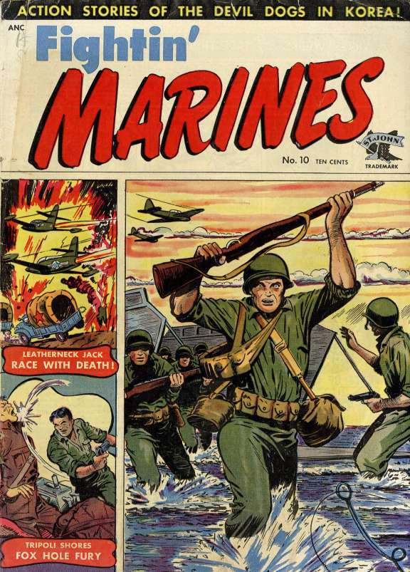 Fightin' Marines (St. John, 1952) # 10 Raw