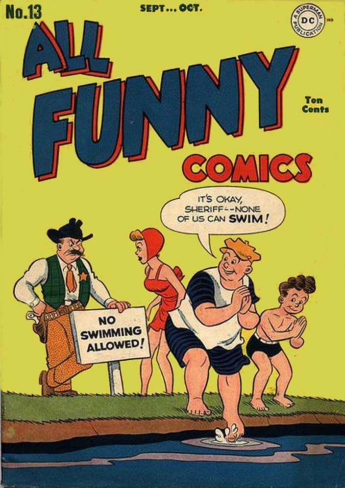 All Funny Comics (1943 DC) # 13 Raw