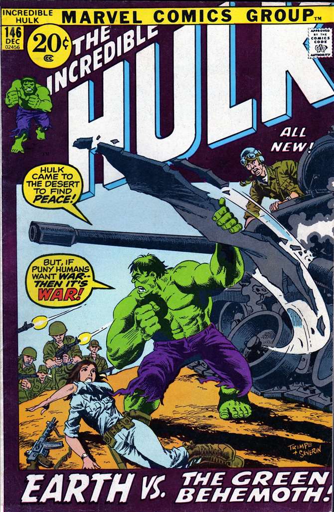 Incredible Hulk (1962 1st Series Marvel) #146 Raw