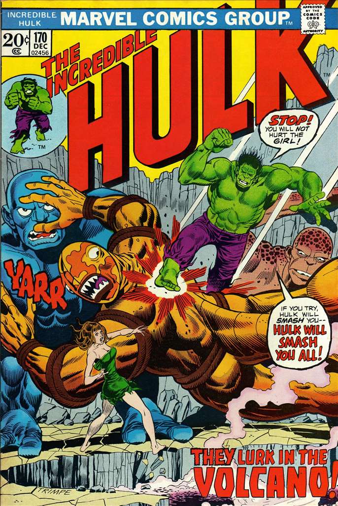 Incredible Hulk (1962 1st Series Marvel) #170 Raw