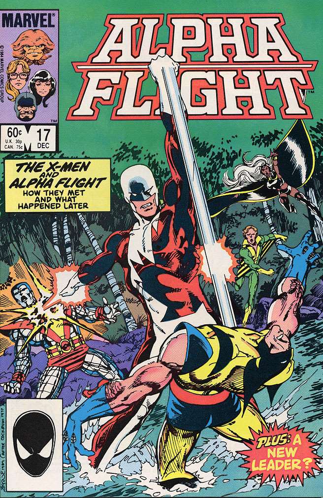 Alpha Flight (1983 1st Series Marvel) # 17 Raw