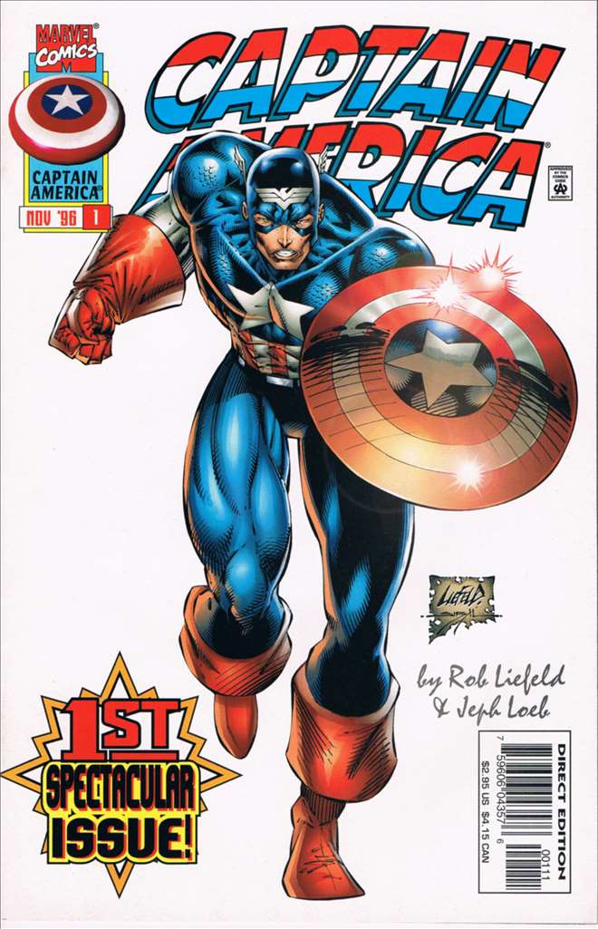 Captain America (Marvel, 1996) #  1 Raw