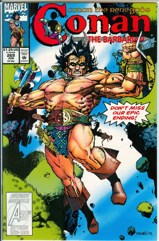 Conan the Barbarian (1970 1st Series Marvel) #269 Raw