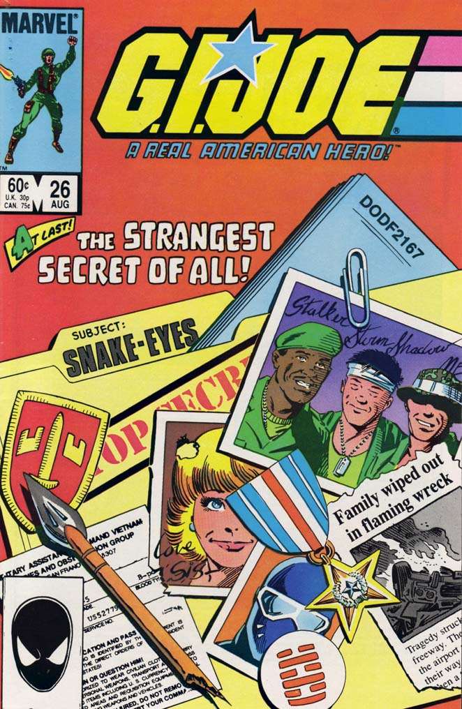 GI Joe (1982 Marvel) # 26 Raw
