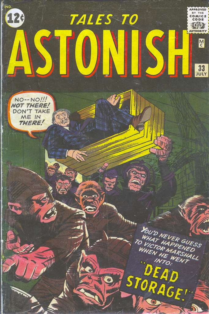 Tales to Astonish (1959 1st Series Marvel) # 33 Raw