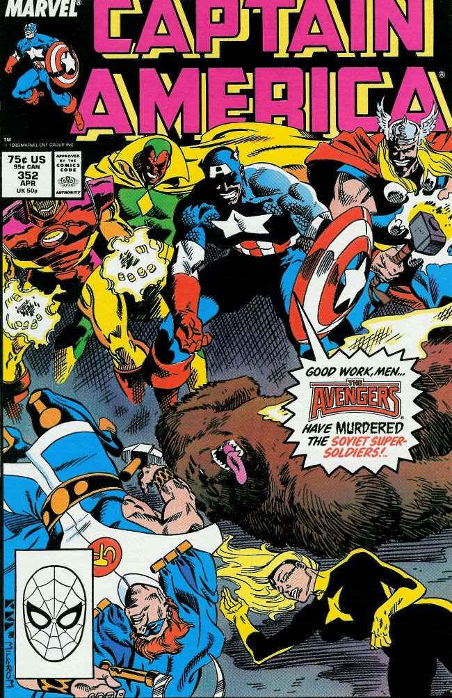 Captain America (1968 1st Series Marvel) #352 Raw